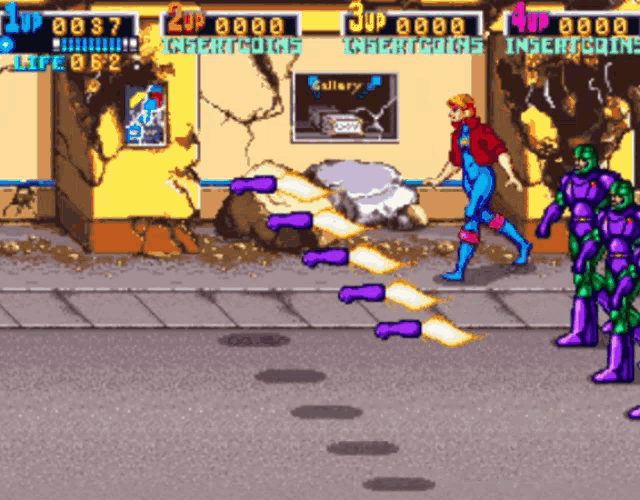 Dazzler X Men Arcade Fight GIF - Dazzler X Men Arcade Fight Power GIFs