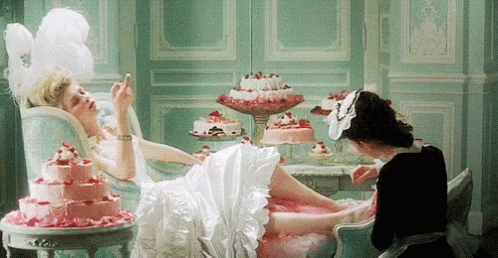 Marie Antoinette Pedicure GIF - Pedicure Spoiled Maid GIFs