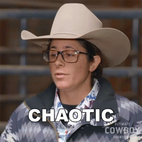 Chaotic Sarah Foti GIF - Chaotic Sarah Foti Ultimate Cowboy Showdown GIFs
