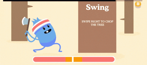 a cartoon character wearing a red white and blue hat is holding a large axe