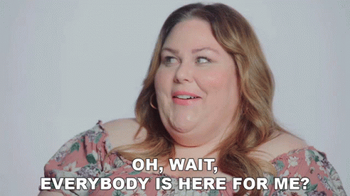 Oh Wait Everybody Is Here For Me Chrissy Metz GIF - Oh Wait Everybody Is Here For Me Chrissy Metz All Of Them Are Here For Me GIFs