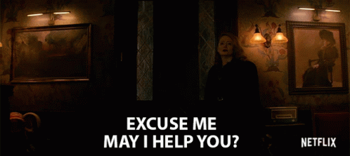 Excuse Me May I Help You GIF - Excuse Me May I Help You What Can I Do For You GIFs