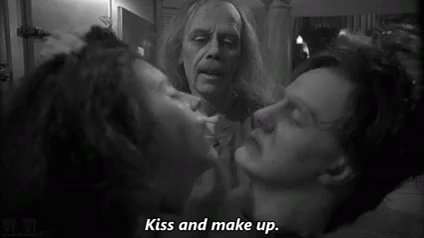 Kiss And Make Up Decapitated GIF - Kiss And Make Up Decapitated Beheaded GIFs