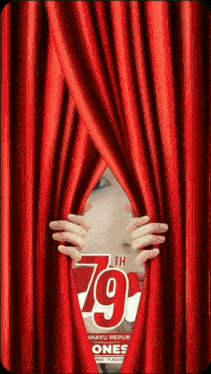 a poster for the 79th anniversary of mayu repub ones