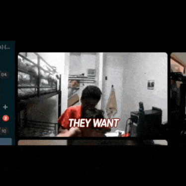 a screenshot of a video with the words " they want " on it