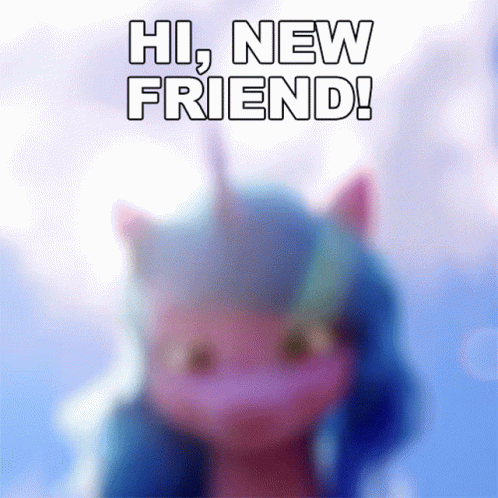 Hi New Friend Izzy Moonbow GIF - Hi New Friend Izzy Moonbow My Little Pony A New Generation GIFs