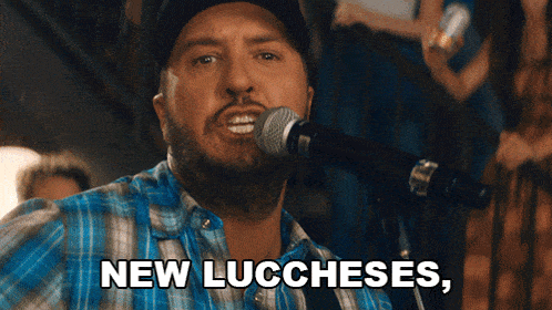 New Luccheses Fresh Up Out The Deer Stand Luke Bryan GIF - New Luccheses Fresh Up Out The Deer Stand Luke Bryan But I Got A Beer In My Hand Song GIFs