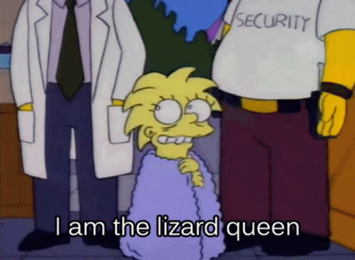 Lisa Simpson GIF - Lisa Simpson Lizard GIFs