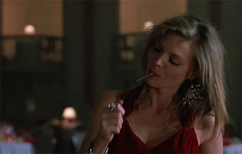 Smoking Michelle Pfeiffer GIF - Smoking Michelle Pfeiffer GIFs