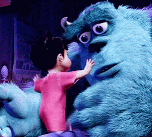 Boo Abraçando Sully GIF - Boo Abraçando Sully Boo GIFs