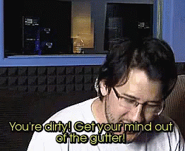 Get Your Mind Out Of The Gutter! GIF - Gutter Mind Out Of The Gutter Dirty GIFs