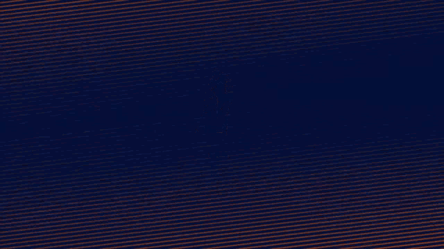 an orange letter a is against a dark blue background