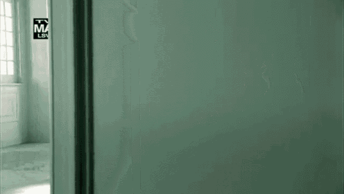 a green wall with a tv ma lsv logo