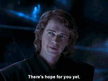 Anakin There'S Hope For You Yet GIF - Anakin There'S Hope For You Yet Hayden Christensen GIFs