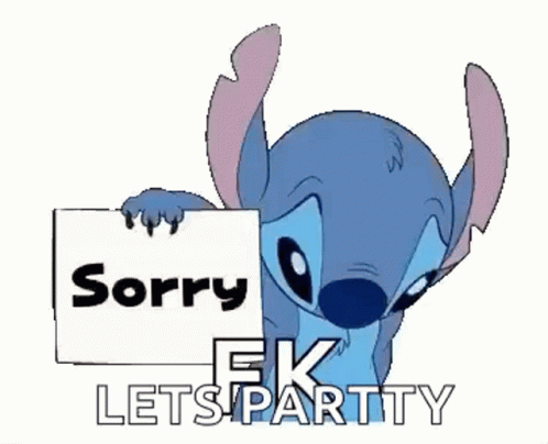 Sorry Stitch GIF - Sorry Stitch Sad GIFs