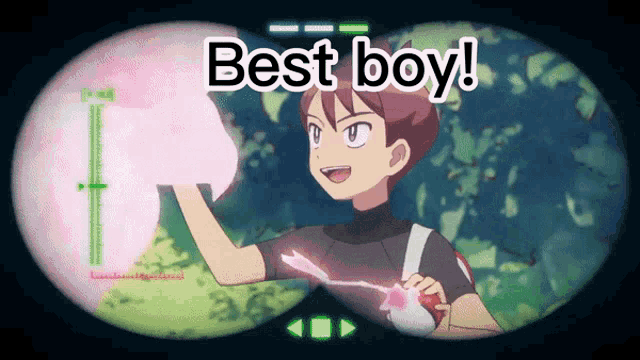 a picture of a boy with the words best boy written on it