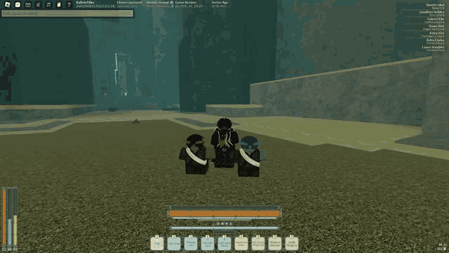 a screenshot of a video game with the name gabriel on the bottom right