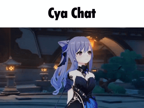 Cya Chat Keqing GIF - Cya Chat Keqing Genshin Impact GIFs