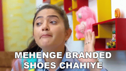 Mehenge Branded Shoes Chahiye Sibbu Giri GIF - Mehenge Branded Shoes Chahiye Sibbu Giri Branded Wale Jute Chahiye GIFs
