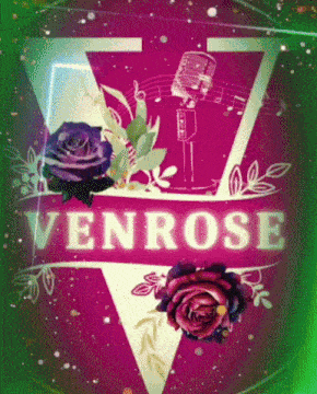 a purple sign that says venrose on it