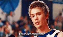 Chad Michael Murray Your Art Matters GIF - Chad Michael Murray Your Art Matters GIFs