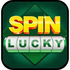 the app icon for spin lucky shows a slot machine with the words spin lucky written on it .