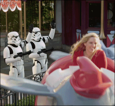 This Makes Me Super Happy GIF - Stormtroopers Starwars Darthvader GIFs