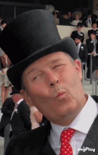 Top Hat Pout GIF - Top Hat Pout Silly GIFs