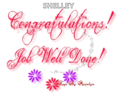 congratulations shelley job well done with flowers