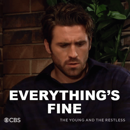 Everythings Fine Chance GIF - Everythings Fine Chance Phillip Chancellor Iv GIFs