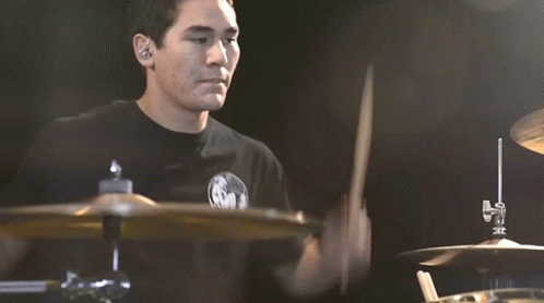 Playing The Drums Ryan Torf GIF - Playing The Drums Ryan Torf The Story So Far GIFs