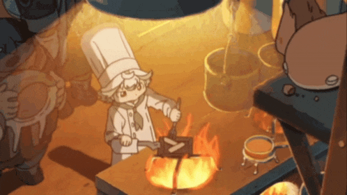 Prushka Cooking GIF - Prushka Cooking Made-in-abyss GIFs