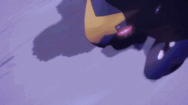 a black animal with a yellow star on its nose