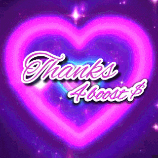 a purple heart with the words thanks heart written inside of it