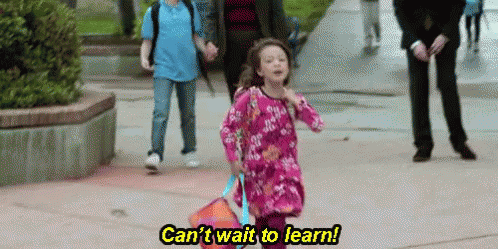 I Can'T Wait To Learn! - Modern Family GIF - Modern Family Lily Tucker Pritchett Aubrey Anderson Emmons GIFs