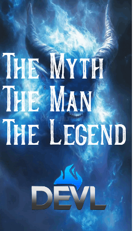 a poster that says the myth the man the legend