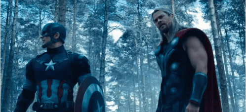 Thor Captain America GIF