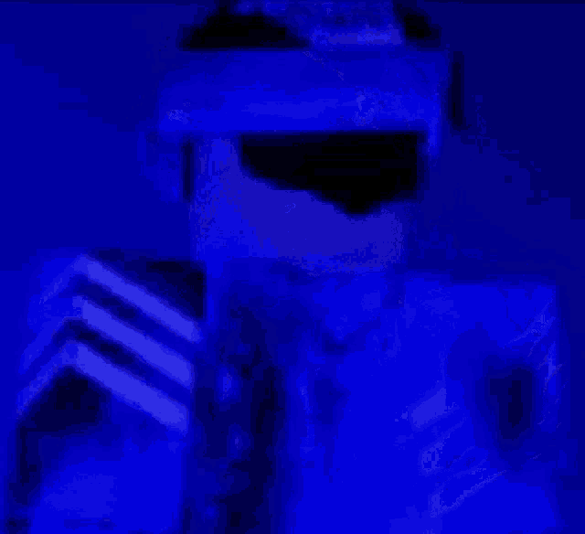 a close up of a person wearing a virtual reality headset .