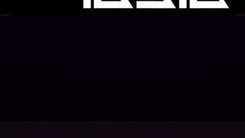a black background with blue and white lines and a white letter t