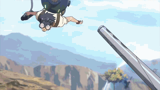 Deca Dence Kaburagi GIF - Deca Dence Kaburagi Flying GIFs