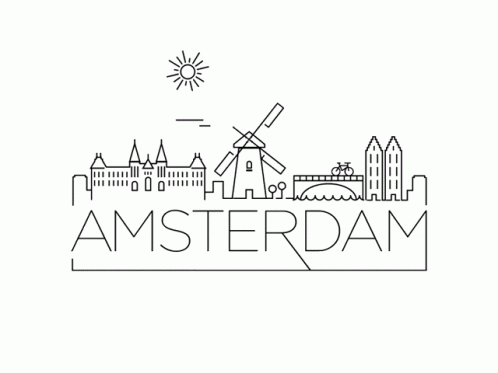 Amsterdam City GIF - Amsterdam City Skyline GIFs