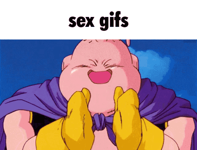 a picture of a cartoon character with the words sex gifs below it