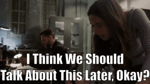 Chicago Pd Kim Burgess GIF - Chicago Pd Kim Burgess I Think We Should Talk About This Later Okay GIFs