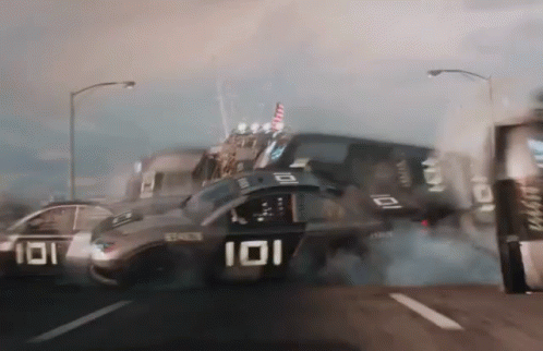 Monster Truck GIF - Demolition Derby Car Crash Race GIFs
