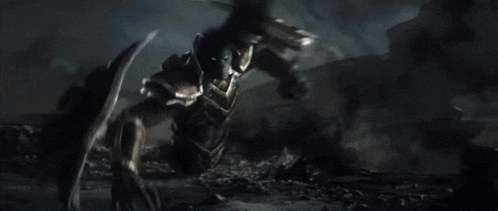 a video game scene with a soldier holding a rocket with the number 13 on the side