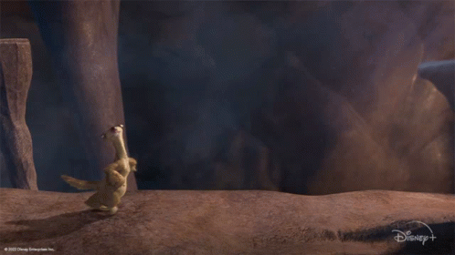 Chased By A Boulder Sid GIF - Chased By A Boulder Sid The Ice Age Adventures Of Buck Wild GIFs