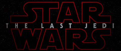 the logo for star wars the last jedi is shown