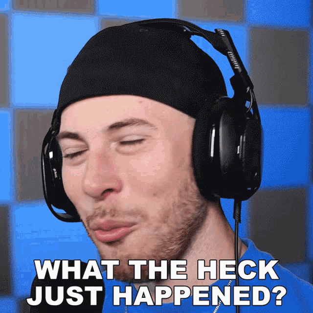 What The Heck Just Happened Garret Sutton GIF - What The Heck Just Happened Garret Sutton Reaction Hacks GIFs