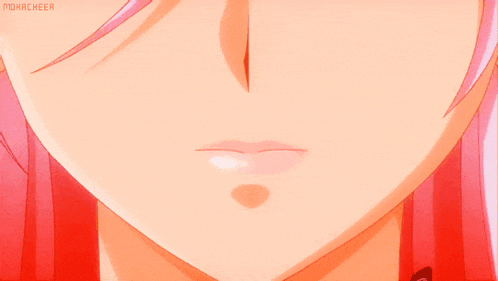 a close up of a woman 's face with monarcheer written on the bottom right