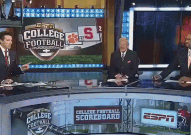 Trying To Talk GIF - Cfb Sports Fail GIFs